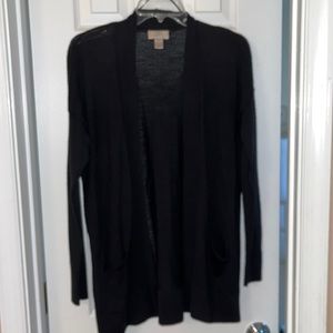 LOFT lightweight black cardigan